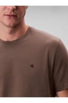 Erkek Açık Kahverengi S/S T-shirt