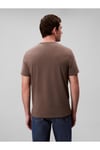 Erkek Açık Kahverengi S/S T-shirt