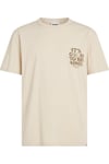 erkek arkası baskılı bej tshirt DM0DM18980ACG