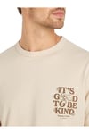 erkek arkası baskılı bej tshirt DM0DM18980ACG