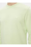 Erkek Marka Logolu Pamuklu Normal Kalıp Günlük Yeşil Sweatshirt J30J325270-LT6