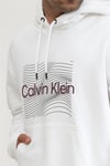 Erkek Marka Logolu Uzun Kollu Rahat Beyaz Sweatshirt K10K112774-YAF