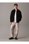 Erkek Pamuklu Siyah Overshirt Gömlek