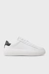 Hakiki Deri Logolu Sneaker Ayakkabı Erkek AYAKKABI EM0EM01159 YBR