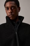 HALF ZIP SHERPA Erkek SİYAH Sweatshirt J30J326679-BEH