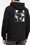 Jeans Kapüşon Yaka Siyah Erkek Sweatshırt J30J325639BEH GRID MONOGRAM HOODIE