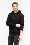 Jeans Kapüşon Yaka Siyah Erkek Sweatshırt J30J325639BEH GRID MONOGRAM HOODIE