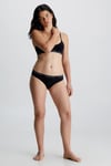 Kadın Calvin Klein İmzalı Elastik Bantlı Siyah Külot 000QF7096E UB1