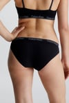Kadın Calvin Klein İmzalı Elastik Bantlı Siyah Külot 000QF7096E UB1