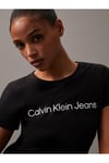 Kadın Institutional Logo Slim T-Shirt