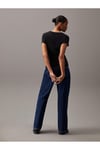 Kadın Institutional Logo Slim T-Shirt