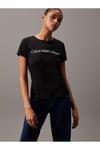 Kadın Institutional Logo Slim T-Shirt