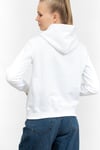 Kadın MONOLOGO REGULAR HOODIE Sweatshirt-Beyaz