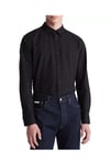 LS SOLID OXFORD CLASSIC BLACK SHIRT Erkek Gömlek LZ04RC130GUB1