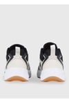 Siyah - Ekru Erkek Deri Sneaker RETRO TENNIS SU-MESH