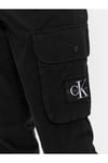 Skinny Paça Siyah Erkek Kargo Pantolon J30j324039 Skinny Cargo