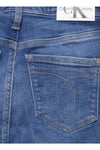 Yüksek Bel Mom Fit Mavi Kadın Pantolon J20j2201931a4