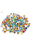 100 Adet Karışık Renk Cam Misket Bilye Oyuncak Cam Bilya Gülle