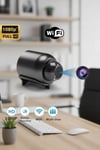 1080P HD WiFi Mini Kamera 120° Geniş Açı Gece Görüşü Manyetik 360° Döner TF Kart Destekli