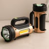 10W Solar & USB Şarjlı 2in1 El Feneri - Renkli SMD LED