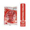 12 inç Bayraklı Lateks Balon - 100'lü Paket