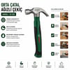 12 oz Orta Çatal Çekiç 24 cm - Ergonomik Yumuşak Sap
