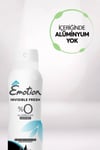 2 Adet Emotion Invisible Fresh Black & White Kadın Deodorant 150ml Vegan, Leke Bırakmaz