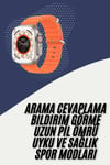 2025 Model Akıllı Saat Çift Kordon Ios Ve Android Arama Cevaplama Sesli Asistan