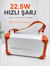 22.5w Hızlı Şarj Destekli 60000 Mah Powerbank 4 Dahili Kablolu Çoklu Usb Type-c Çıkışlı Güç Bankası