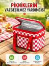25 Litre Geniş Hacimli Termos Çanta Dayanıklı Fermuarlı Isı Korumalı Taşıma Çantası