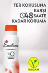 3 Adet Emotion Romance Kadın Vegan Deodorant 150 Ml Hızlı Kurur, Leke Bırakmaz