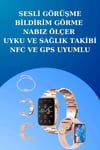3 Kordonlu Dokunmatik Ekran Akıllı Saat Ve 2.nesil Kablosuz Bluetooth Kulaklık Anc/enc