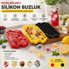38 bölmeli silikon-plastik buzluk