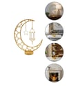 3D Hilal Cami Dekor 20x20 cm Özel Baskı Masa Üstü Süs