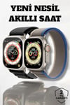 49mm Ekranlı, Kan Basıncı Ve Adımsayar Özellikli Bluetooth Akıllı Saat