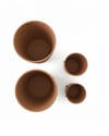 4LÜ VAZO KAHVERENGİ