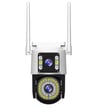 4MP Yoosee Çift Lens IP Kamera - WIFI Açık Otomatik İzleme, Su Geçirmez Kablosuz Güvenlik Ev Kamerası, Renkli Gece Görüş