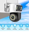 4MP Yoosee Çift Lens IP Kamera - WIFI Açık Otomatik İzleme, Su Geçirmez Kablosuz Güvenlik Ev Kamerası, Renkli Gece Görüş