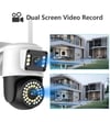 4MP Yoosee Çift Lens IP Kamera - WIFI Açık Otomatik İzleme, Su Geçirmez Kablosuz Güvenlik Ev Kamerası, Renkli Gece Görüş