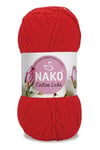 5 Adet Cotton Lüks Yelek Tunik Kazak Bluz Hırka İpi Yünü Kırmızı 97573