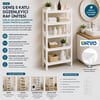 5 Katlı Geniş Sepet Raf Organizer (355x220x870 mm)