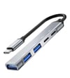 5in1 Metal Usb Hub – Yüksek Hızlı Çoklayıcı, 5 Bağlantı Noktalı, Dayanıklı Ve Taşınabilir Tasarım