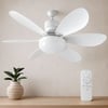 6 Kanatlı Kumandalı 2in1 Tavan Vantilatör Avize 40W