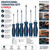 6 Parça Profesyonel Tornavida Seti (PH2 / PH1 / 3.5 / 4.5 / 5.5 / 6.5)
