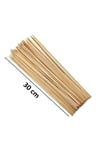 Ahşap Çöp Şiş Çubuğu 30 Cm - 50 Adet mudanis