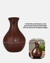 Ahşap Desenli 130 Ml Aromaterapi Difüzör Sessiz Ve Usb Bağlantılı