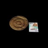 Akasya Ahşap 3 Bölmeli Yuvarlak Servis Tepsisi 20 cm - 50'li Paket