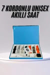 Akıllı Saat Unisex Akıllı Saat Çoklu Kordon Seçeneği Çelik Kordon Plastik Kordon