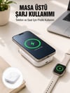Akıllı Saat Ve Telefon Uyumlu 4’ü 1 Arada Powerbank 10000 Mah Yeni Nesil