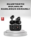 Aktif Gürültü Engelleme (anc) Kablosuz Bluetooth Kulaklık – Dijital Ekranlı, Dokunmatik Ve Uzun Pil Ömürlü